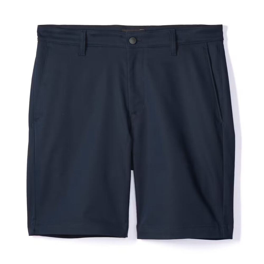 NWT Huckberry Proof 9” Nomad Tech Shorts Navy Size 34 Stretch Water Repellent